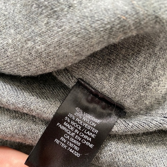 RW&CO Navy Grey Poncho XS/S - Picture 5 of 8